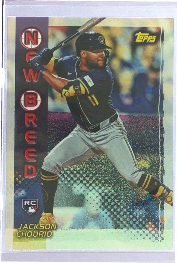 2024 Topps Archives Jackson Chourio RC #99NB-12 Brewers 1999 Topps New Breed