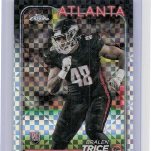 2024 Topps Chrome Bralen Trice X Fractor #234 Falcons