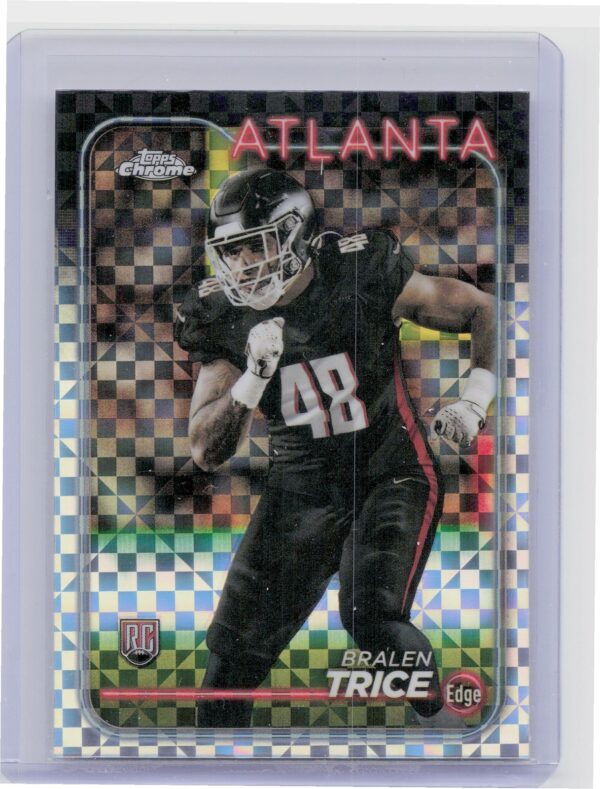 2024 Topps Chrome Bralen Trice X Fractor #234 Falcons