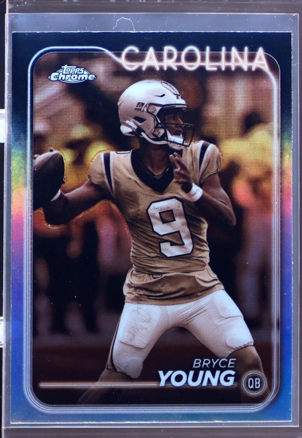 2024 Topps Chrome Bryce Young Sepia Refractor #16 Panthers