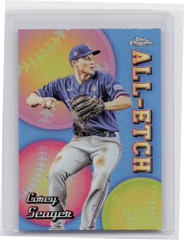 2024 Topps Chrome Corey Seager #CAE-9 Rangers Chrome All Etch
