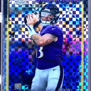 2024 Topps Chrome Devin Leary X Fractor RC #248 Ravens