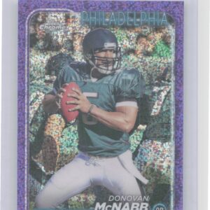 2024 Topps Chrome Donovan McNabb Purple Speckle Refractor /275 #157 Eagles