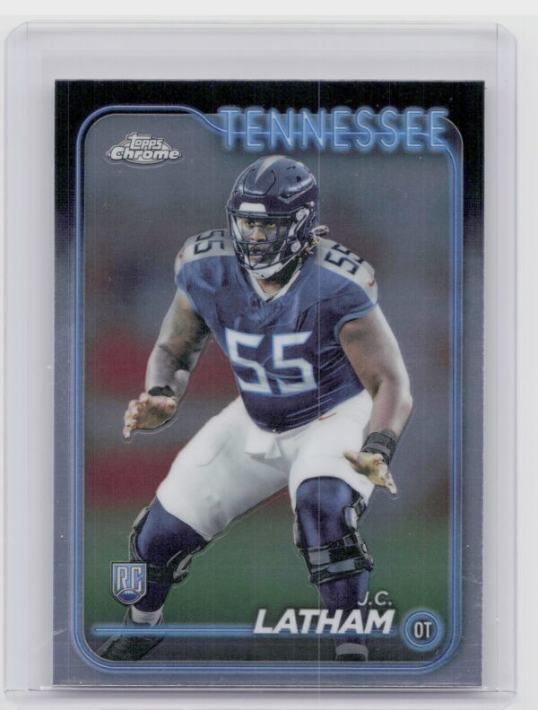 2024 Topps Chrome J.C. Latham RC 270 Titans