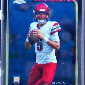 2024 Topps Chrome Jayden Daniels RC #201 Commanders
