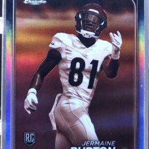 2024 Topps Chrome Jermaine Burton Sepia Refractor RC #240 Bengals