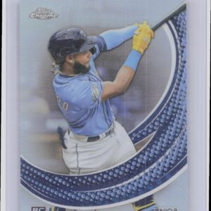 2024 Topps Chrome Junior Caminero #S-24 Rays Strokes