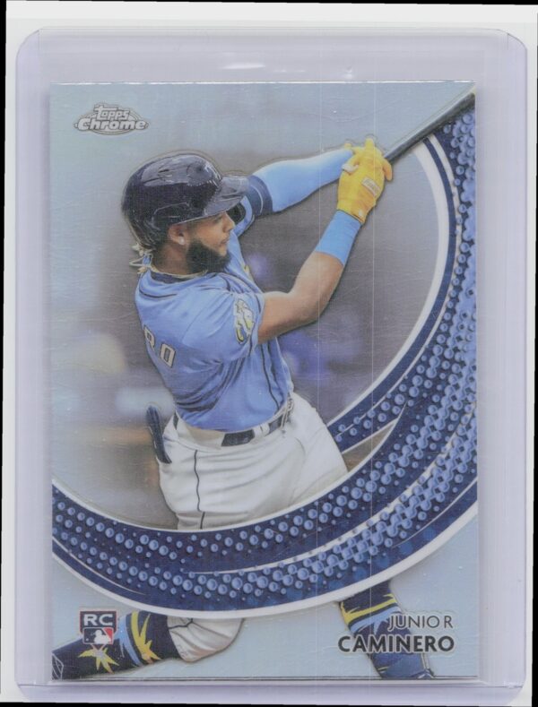 2024 Topps Chrome Junior Caminero #S-24 Rays Strokes