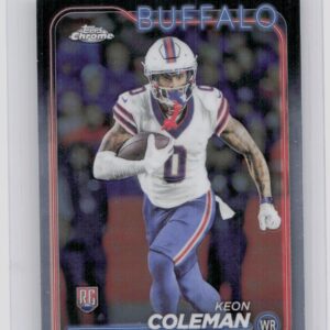 2024 Topps Chrome Keon Coleman RC 209 Bills