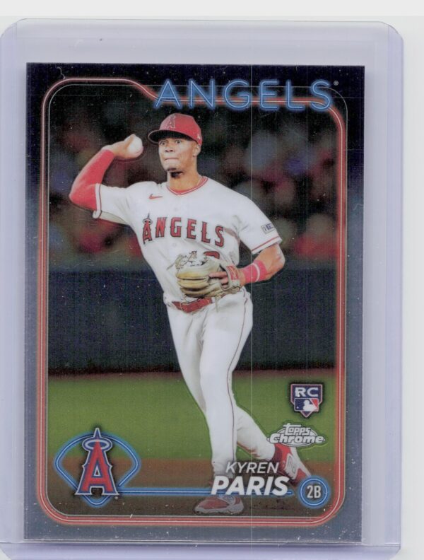 2024 Topps Chrome Kyren Paris RC #151 Angels