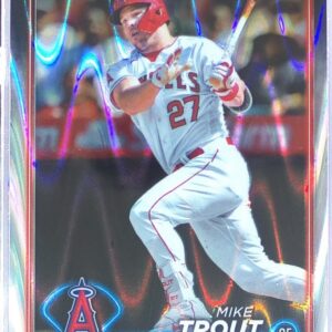 2024 Topps Chrome Mike Trout Raywave Refractors #200 Angels