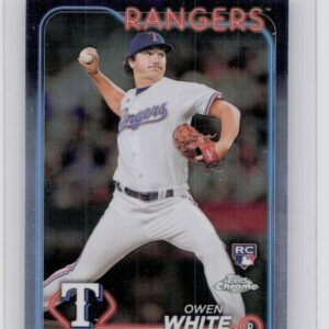 2024 Topps Chrome Owen White RC #211 Rangers