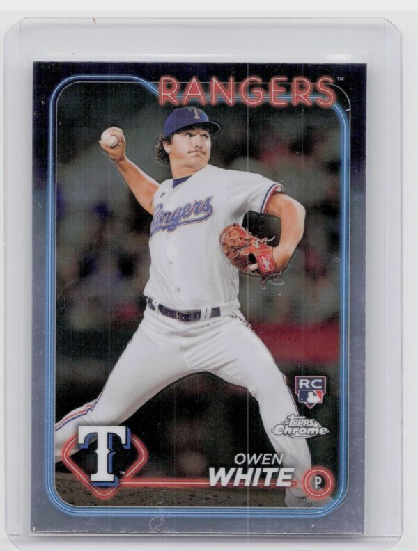 2024 Topps Chrome Owen White RC #211 Rangers