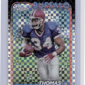 2024 Topps Chrome Thurman Thomas X Fractor #9 Bills