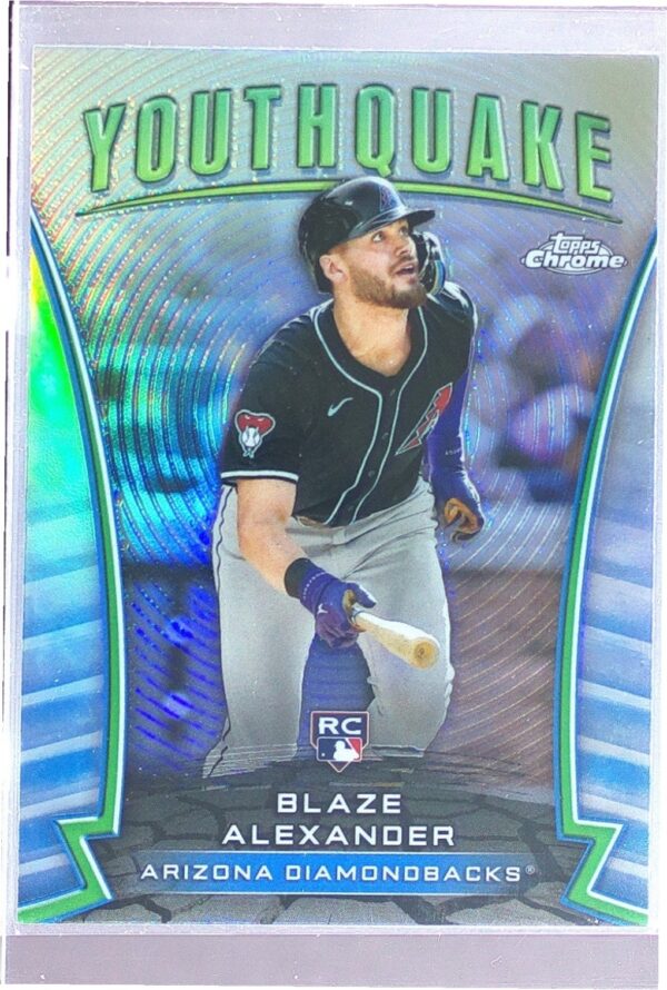 2024 Topps Chrome Update Blaze Alexander RC #YQ-80 Diamondbacks Youthquake