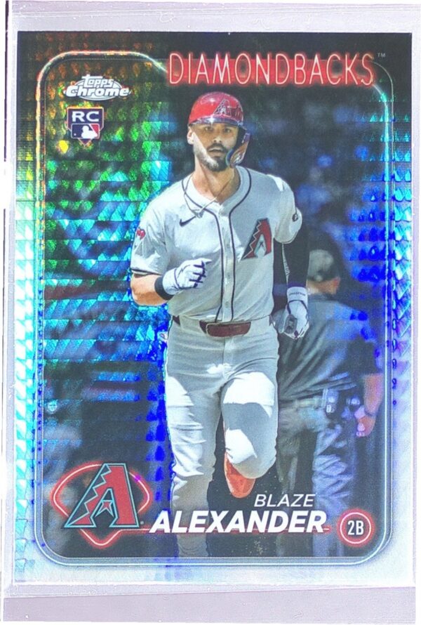 2024 Topps Chrome Update Blaze Alexander X Fractors RC #USC53 Diamondbacks