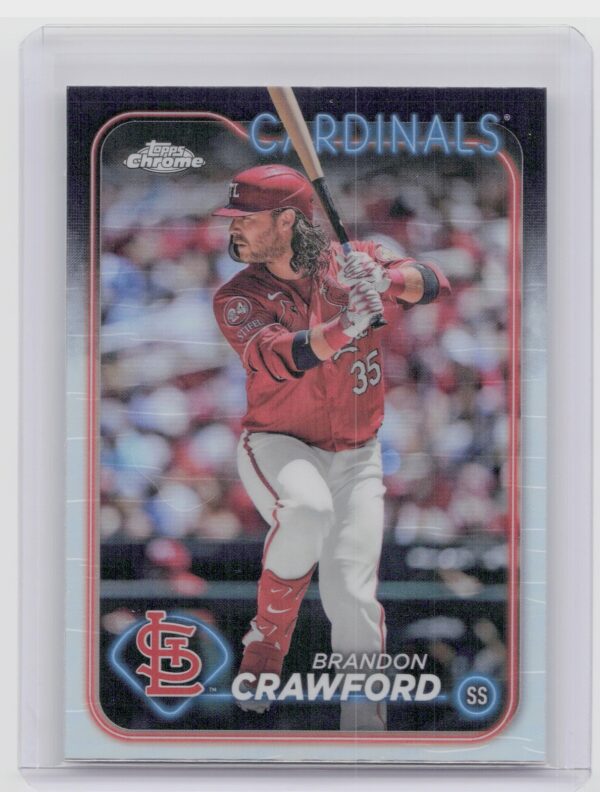 2024 Topps Chrome Update Brandon Crawford #USC171 Cardinals