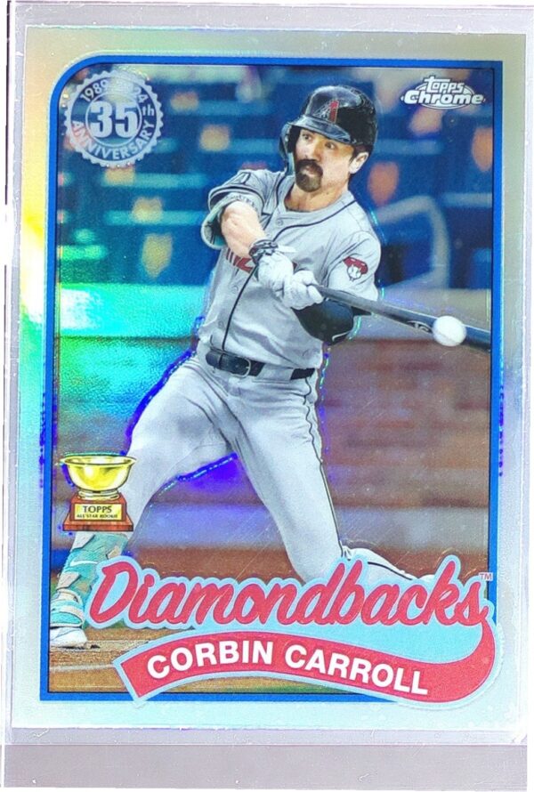 2024 Topps Chrome Update Corbin Carroll #89CU-17 1989 Topps 35th Anniversary
