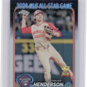 2024 Topps Chrome Update Gunnar Henderson #ASGC-5 Orioles 2024 All Star Game