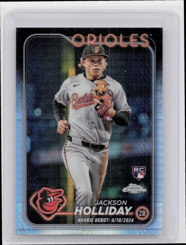 2024 Topps Chrome Update Jackson Holliday Prism Refractors #USC89 Orioles