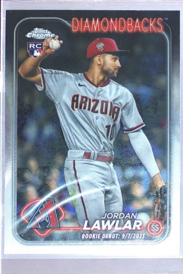 2024 Topps Chrome Update Jordan Lawlar RC #USC51 Diamondbacks