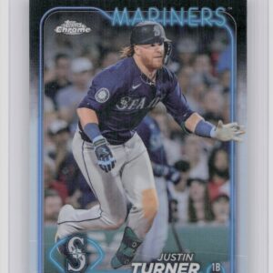 2024 Topps Chrome Update Justin Turner #USC84 Mariners
