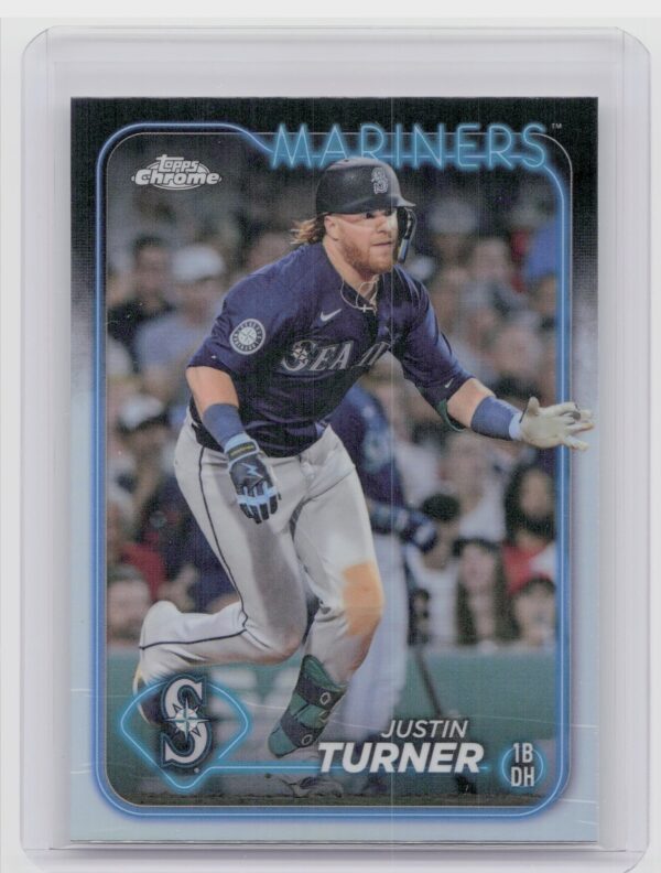 2024 Topps Chrome Update Justin Turner #USC84 Mariners