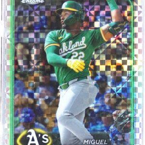 2024 Topps Chrome Update Miguel Andujar X Fractors #USC15 Athletics