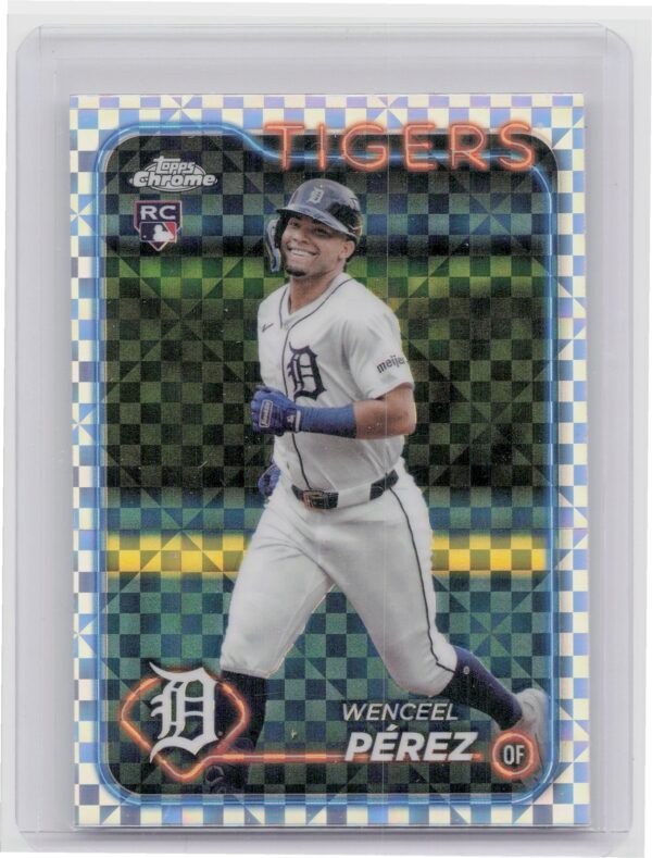 2024 Topps Chrome Update Wenceel Perez X Fractors RC #USC167 Tigers