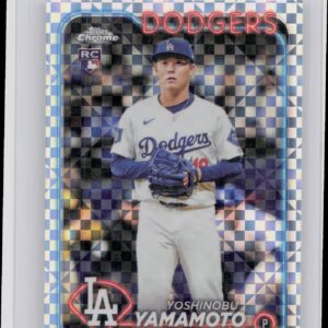 2024 Topps Chrome Update Yoshinobu Yamamoto X Fractors #USC108 Dodgers