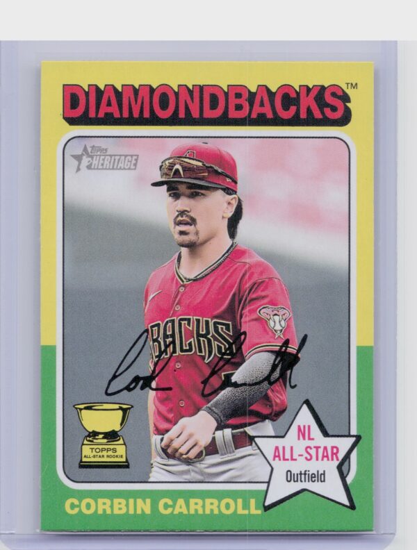 2024 Topps Heritage Mini Corbin Carroll #372 Diamondbacks