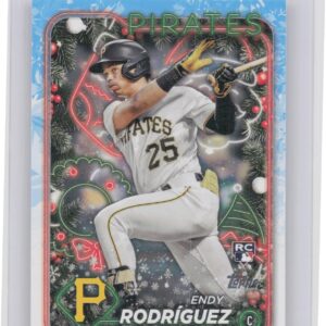 2024 Topps Holiday Endy Rodriguez Rookie #3 Pirates