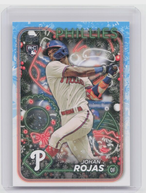2024 Topps Holiday Johan Rojas H180 Phillies