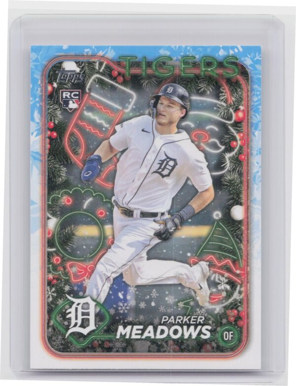 2024 Topps Holiday Parker Meadows Rookie H149 Tigers