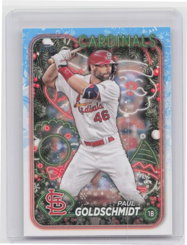 2024 Topps Holiday Paul Goldschmidt #H183 Cardinals
