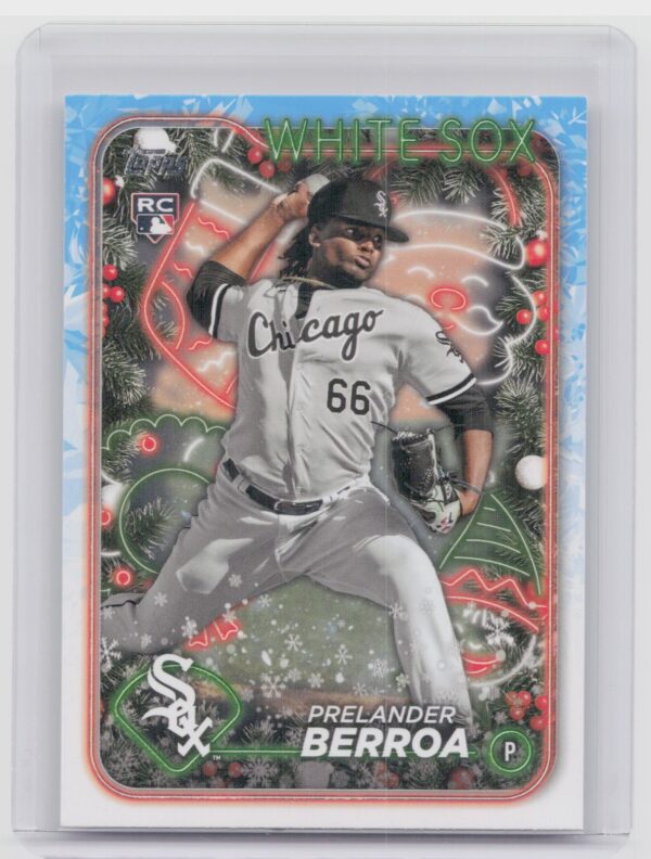 2024 Topps Holiday Prelander Berroa RC #H182 Sox