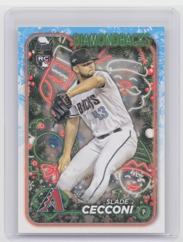 2024 Topps Holiday Slade Cecconi RC #H39 Diamondbacks
