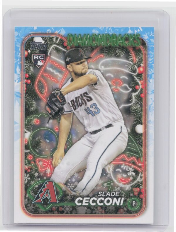 2024 Topps Holiday Slade Cecconi Rookie H39 Diamondbacks