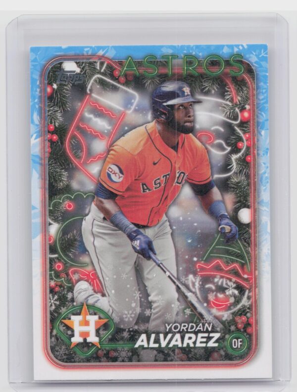 2024 Topps Holiday Yordan Alvarez #H117 Astros