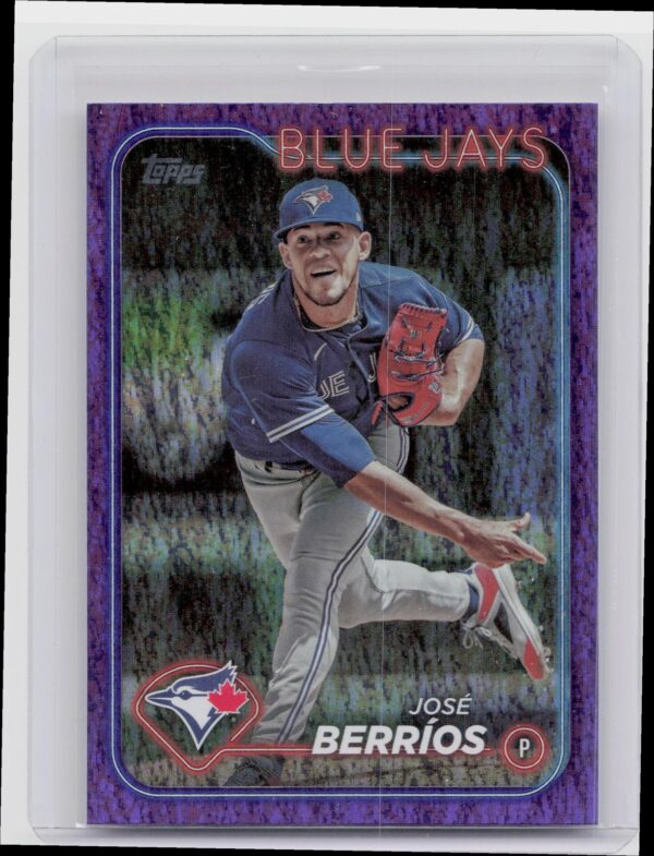 2024 Topps Jose Berrios Purple Holofoil /799 #272 Jays