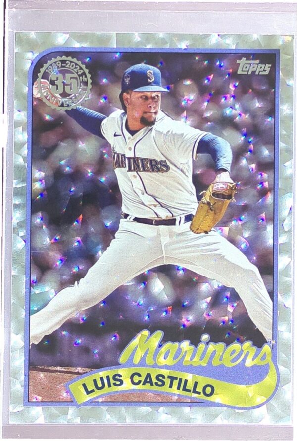 2024 Topps Luis Castillo #89B2-13 Mariners 1989 35th Anniversary Foil