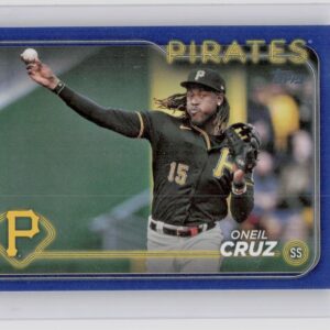 2024 Topps Oneil Cruz Royal Blue #90 Pirates