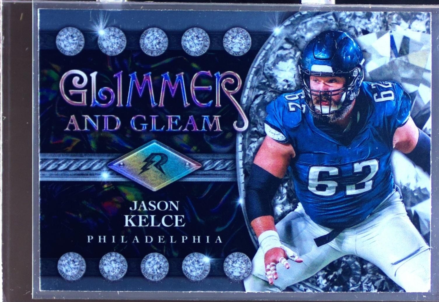 2024 Topps Resurgence Jason Kelce #GG-21 Eagles Glimmer and Gleam