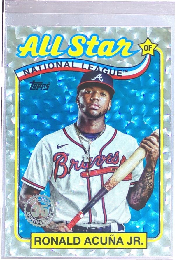 2024 Topps Ronald Acuna Jr. #89ASB-28 Braves 1989 35th Anniversary Foil