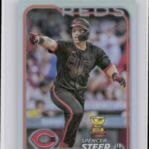 2024 Topps Spencer Steer #485 Reds
