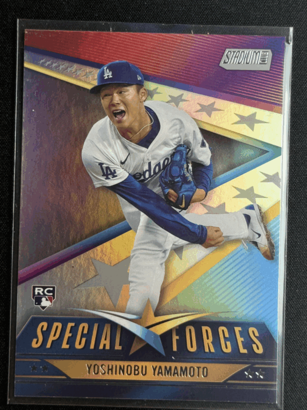 2024 Topps Stadium Club Yoshinobu Yamamoto  Special Forces Rookie RC Dodgers SF-
