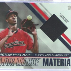 2024 Topps Triston McKenzie JSY #MLM-TM Guardians Major League Material Relics