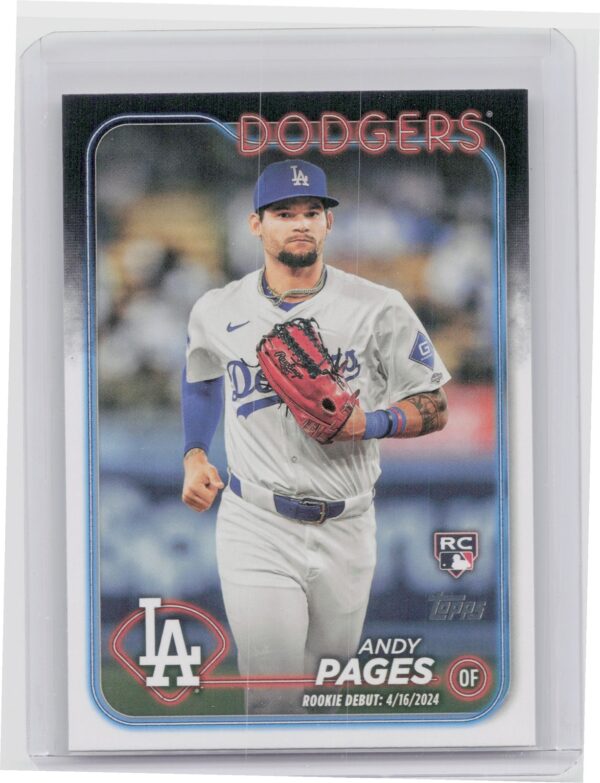 2024 Topps Update Andy Pages #US108 Dodgers