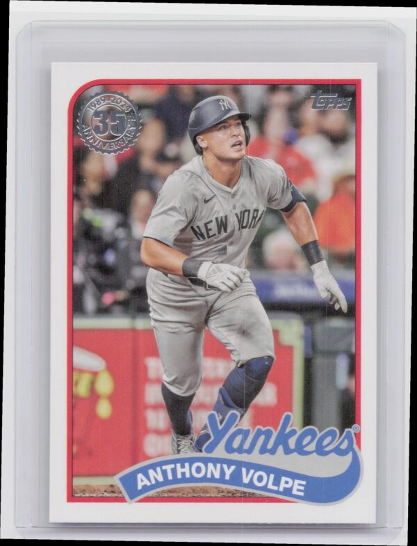 2024 Topps Update Anthony Volpe #89US-22 Yankees 1989 Topps Baseball 35th