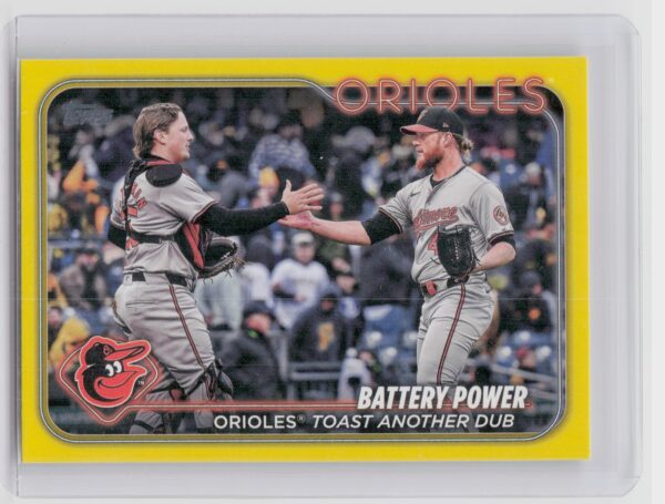 2024 Topps Update Battery Power: Orioles Toast Another Dub Yellow